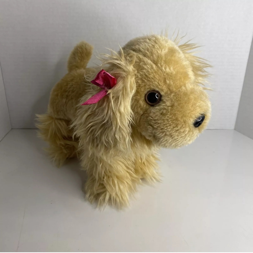 Battat Our Generation Cocker Spaniel Dog Plush Stuffed Animal Bow Ribbon